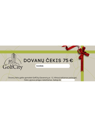 Dovanų kuponas 75 Eur vertės