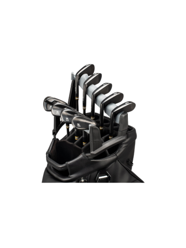 Golf Club Organizer for Lux Pro Cart II - Silver / Black Golf Club Organizer for Lux Pro Cart II - Silver / Black