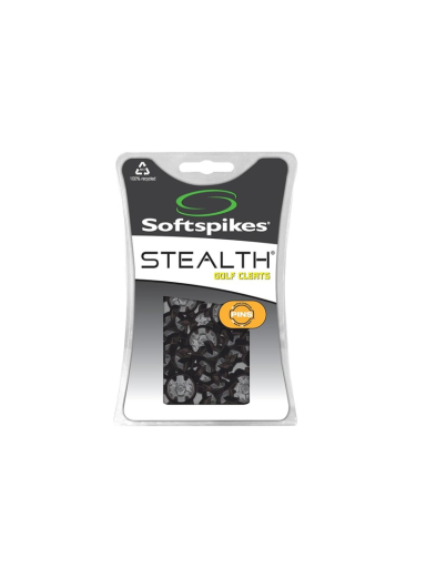 Stealth Golf Spikes (PINS) | Black/Grey