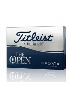 Titleist Pro V1X golfo kamuoliukai ribotas kiekis The Open