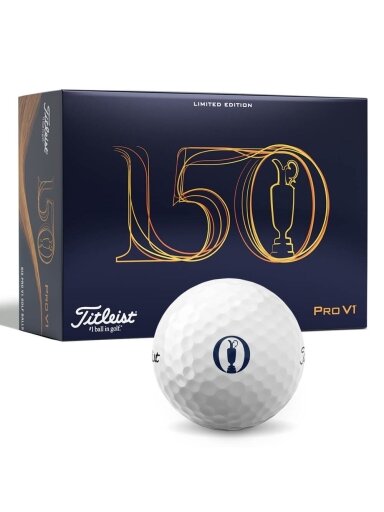 Titleist PRO V1 150th Open Championship golf balls (limited edition) Titleist PRO V1 150th Open Championship golf balls (limited edition)
