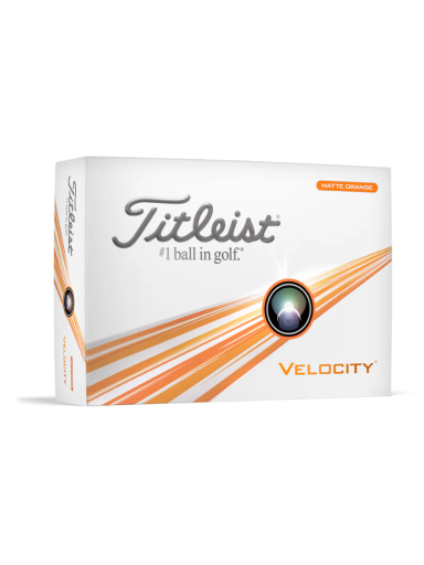 Titleist Velocity Orange golf balls Titleist Velocity Orange golf balls