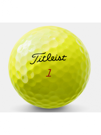 Titleist Pro V1X geltoni golfo kamuoliukai 3